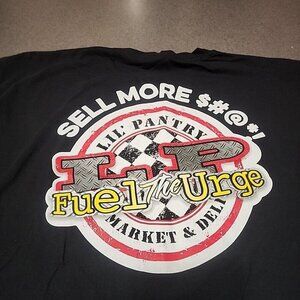 Lil Pantry Fuel The Urge Adult XL mens BLACK short sleeve Tshirt